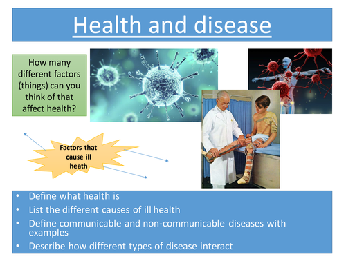 Health and Disease New AQA appropriate
