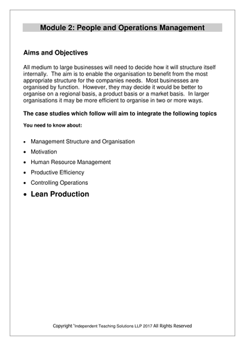 GCSE Business Production (editable)