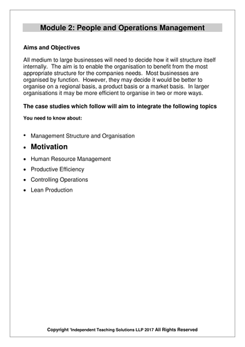 GCSE Business - Motivation (editable)