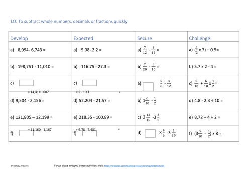 2017 ks2 year 6 maths sats revision algebra