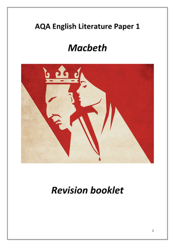 AQA Macbeth Revision Booklet