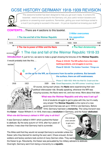 GCSE Germany Revision Notes