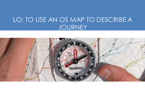 OS maps - use features to describe a route