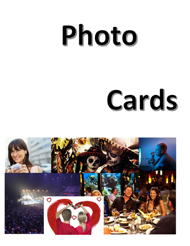 Spanish GCSE: Identity and culture photo cards (speaking test). UPDATED