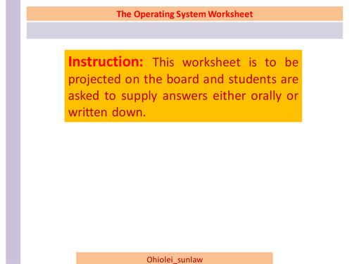 Worksheet_Operating System