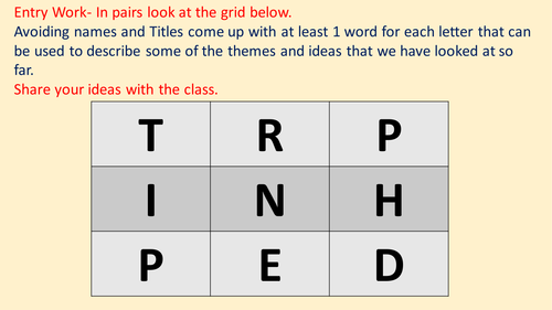 GCSE Poetry Comparison