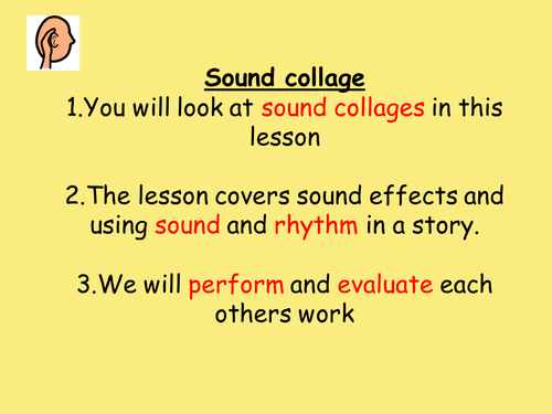 stand alone drama lesson - sound collage/tension/climax based on the 3 little pigs story