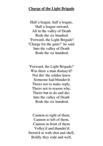 Year 6 poetry unit image