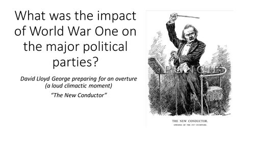The impact of WW1 on British Political Parties - AQA A Level