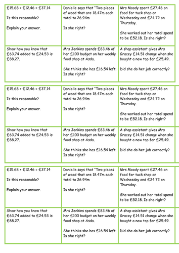 Mastery in maths year 5 Checking answers are reasonable fluency reasoning and problem solving