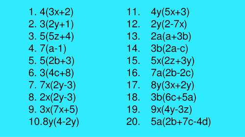 Expanding Single Brackets