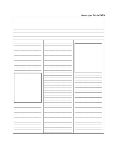 Writing for a Newspaper