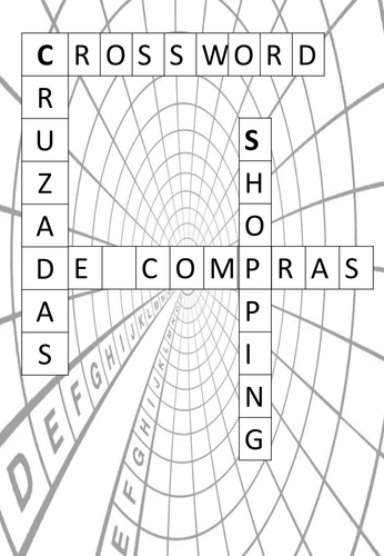 Crossword - De compras/ Shopping