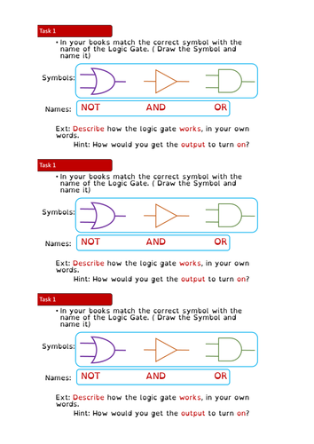 Logic Gates Lesson