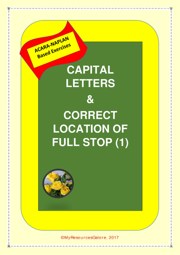 Capital Letters & Correct Location of Full Stop (1)