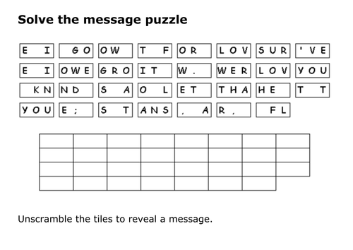 Solve the message puzzle from John Lennon