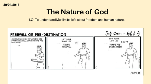 AQA GCSE RS Nature of God Islam Beliefs (New Spec)