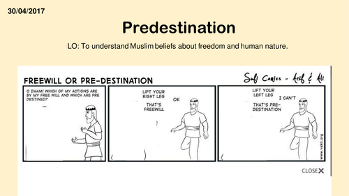Islam - Predestination New Spec AQA GCSE RS