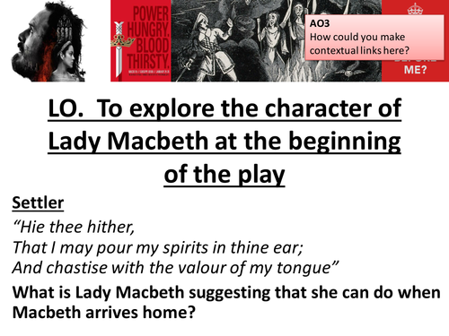Macbeth Revision Resource AQA New Spec - Lady Macbeth