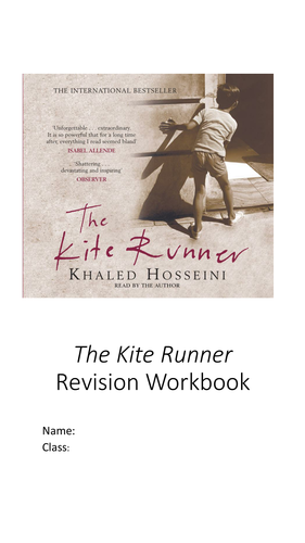 AQA A Level Spec B Political Protest Writing Kite Runner Revision Guide