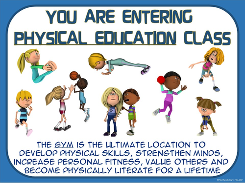 PE Poster: Physical Education...not Gym Class