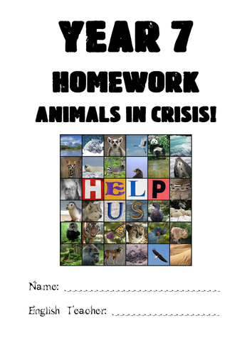 Y7 Homework Project - Animals in Crisis