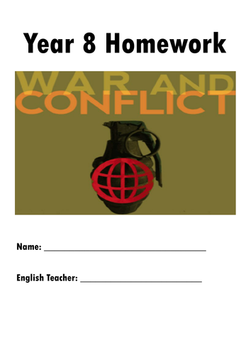Y8 Half-Term Homework Project - War & Conflict