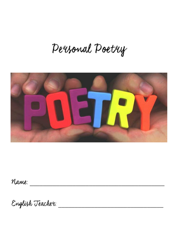 Y7 Half Term Homework Project - Poetry