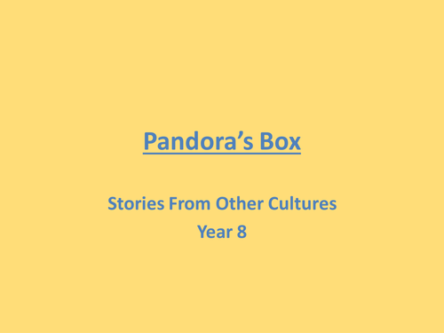 Pandora's Box - Greek Theatre