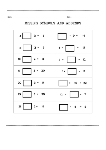 Missing symbols and addends