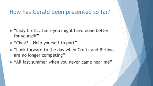 KS3 AN INSPECTOR CALLS - NEW AQA 9-1 GCSE - ACT 2