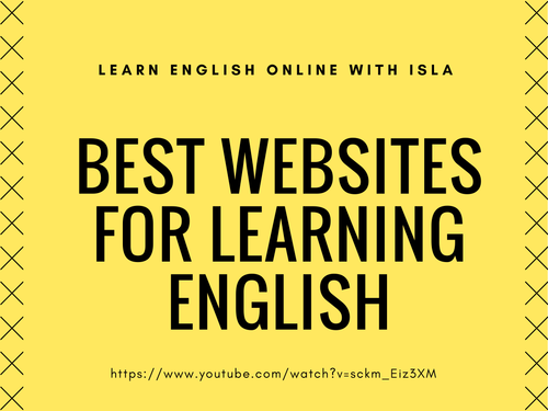 Best Websites for Learning English - Video for ESOL/ESL/EFL/EAL learners