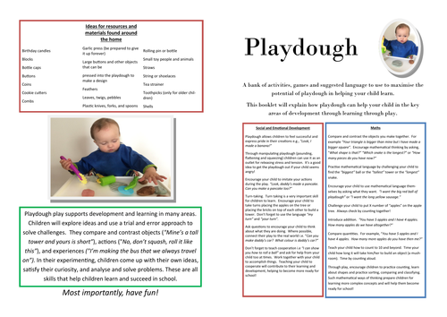 Early Years Maths & Fine Motor Development ideas with Playdough (Play Doh)