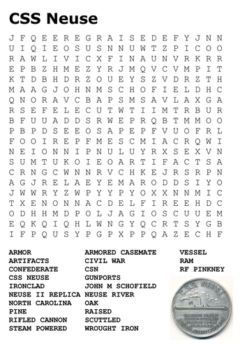 CSS Neuse Word Search
