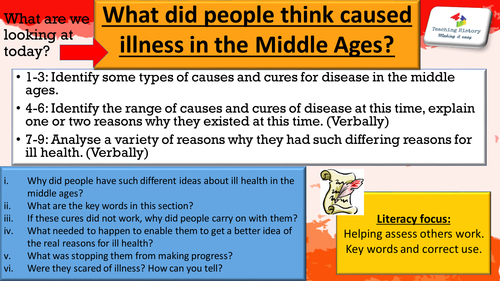 What did they think caused disease in the Middle ages?