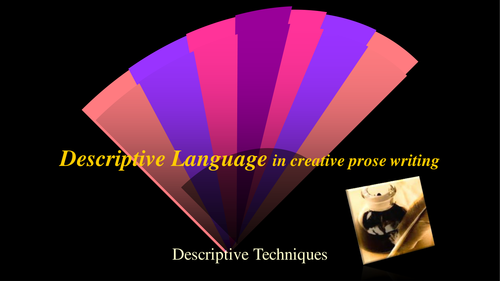 Descriptive Language: Writing a creative descriptive narrative