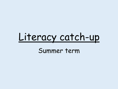 Literacy intervention day PPT- sentence types and semi colons