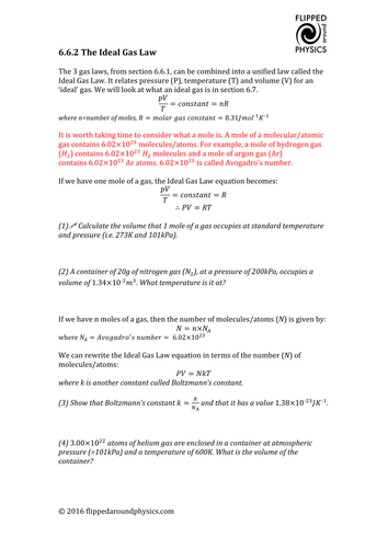 Worksheet On Ideal Gas Equation / Gas Laws Worksheet Iii Answer Key 11