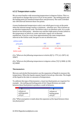 Temperature scales | Teaching Resources