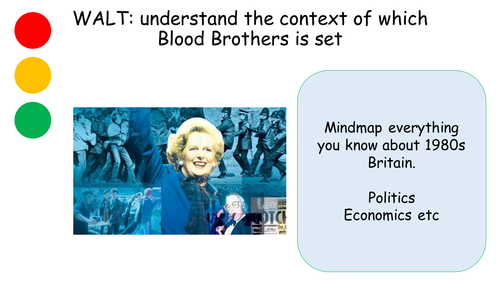 Blood Brothers : Willy Russell : 1980s context social and political