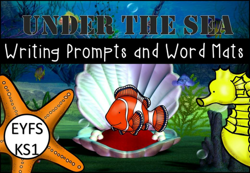 Under the Sea Differentiated Writing Prompts and Word Mats