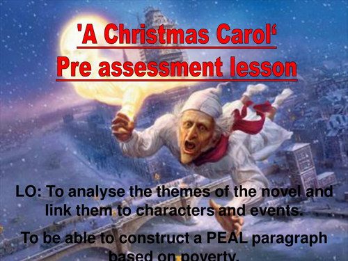 Pre assessment lesson for A Christmas CArol