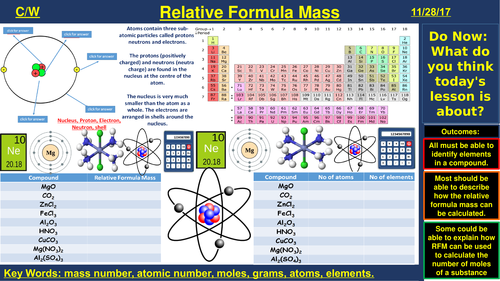 Relative Formula Mass | AQA C1 4.3 | New Spec 9-1 (2018)