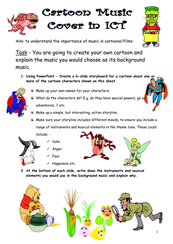 COVER WORK - FILM/CARTOON MUSIC