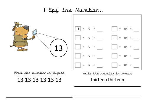 Year 1 Morning Maths Activity