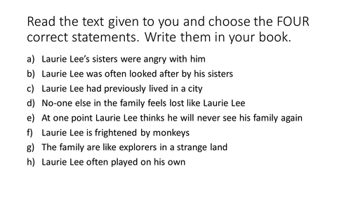 Paper 2, question 2 (AQA Lang new spec)