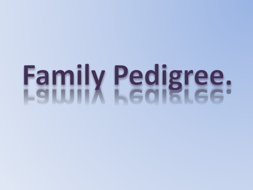 GCSE - Inheritance & Family Trees - Polydactyly
