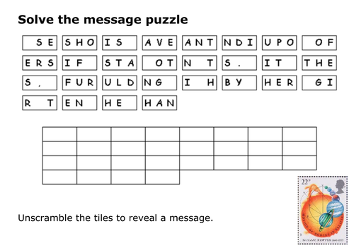 Solve the message puzzle from Isaac Newton