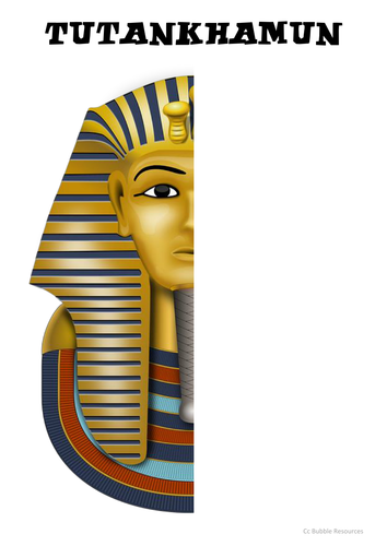 Egyptian Tutankhamun -  Complete the Missing Half