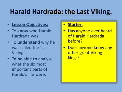 Who was Harald Hardrada?